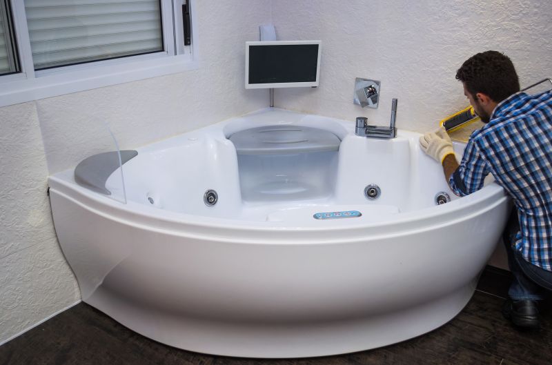 Refinished Bathtub with Smooth Surface